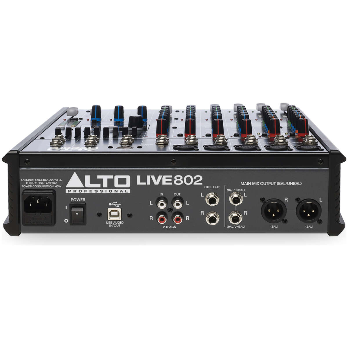 Alto Live 802 Professional 8-Channel/2-Bus Mixer - Image 3