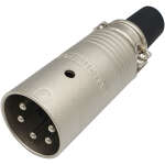 Amphenol Ep Male Inline, Machined Contacts, Metal Shell