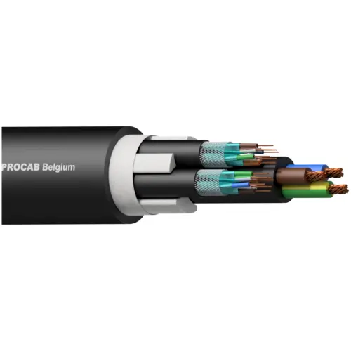 Procab PNC2527 2 X Cat7 S/ftp & 3g2.5 Power Cable 300 Meter