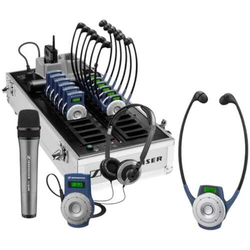 Sennheiser Hde 2020-d-ii Tourguide, Digital Rf Stethoset Receiver