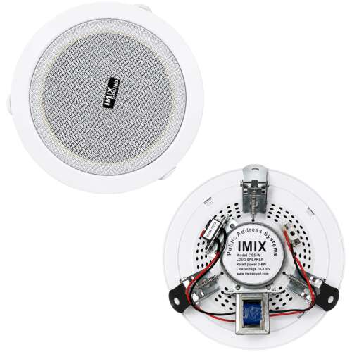 Imix Sound CS5-W Ceiling Speaker (Public Address System) White