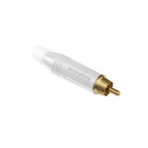 Amphenol Rca Female, Inline, Gold Plated Contacts, White