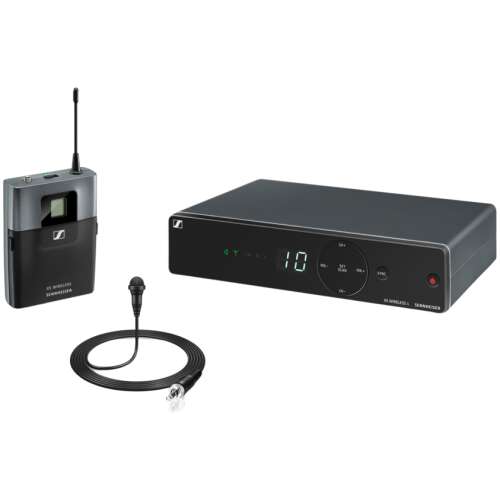 Sennheiser Xsw 1-me2-b Wireless Lavalier Set, 10 Ch Uhf, 614-638mhz