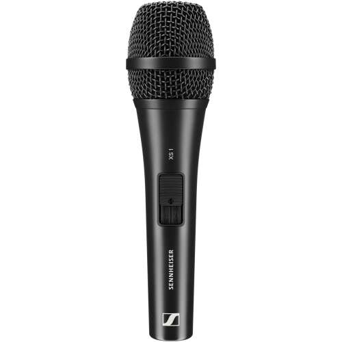 Sennheiser Xs 1 Vocal Dynamic Cardioid Handheld Microphone, Lockable Mute Switch, 55-16000hz