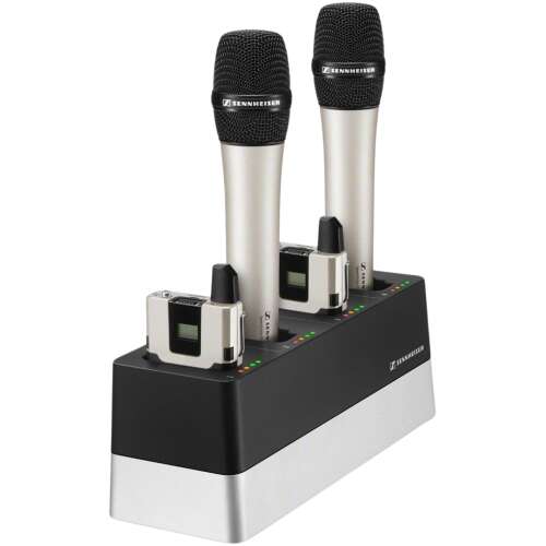 Sennheiser Chg 4n Eu Charging Unit With 4 Charging Compartments, For Handheld & Bodypack Transmitter