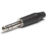 Amphenol Stereo Jack Plug Diecast Shell Blck