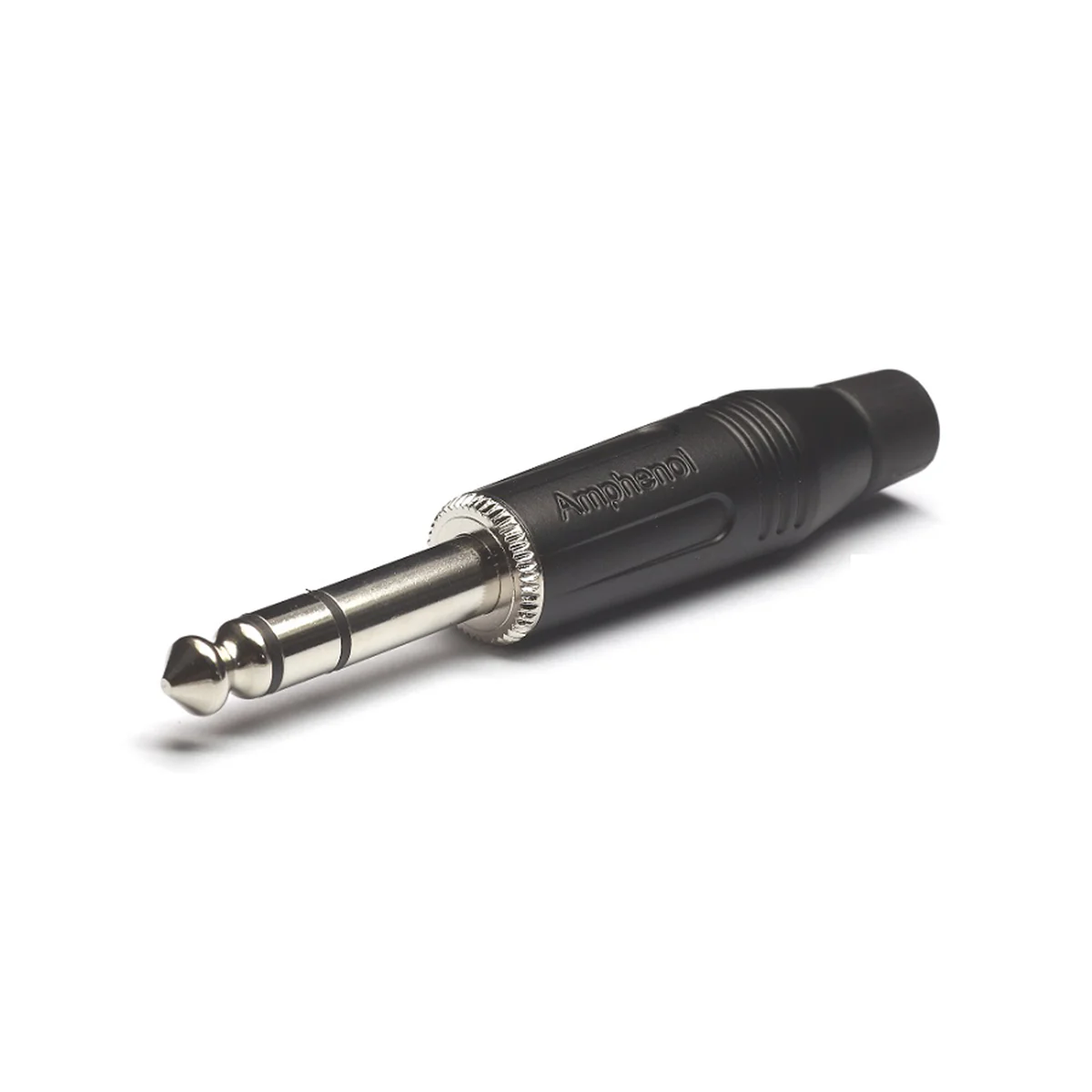 e8c6446df2b5b9d22af87c75b88e3a53 Amphenol Stereo Jack Plug Diecast Shell Blck - Image 1