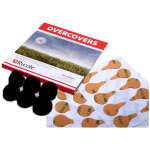 Rycote Overcovers Black - 6 Black Fur Discs/30 Stickies Original