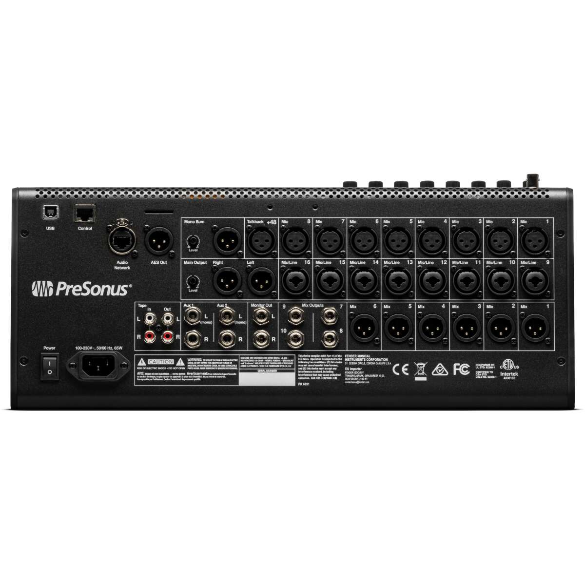 PreSonus StudioLive SE 16 Digital Console Mixer - Image 7