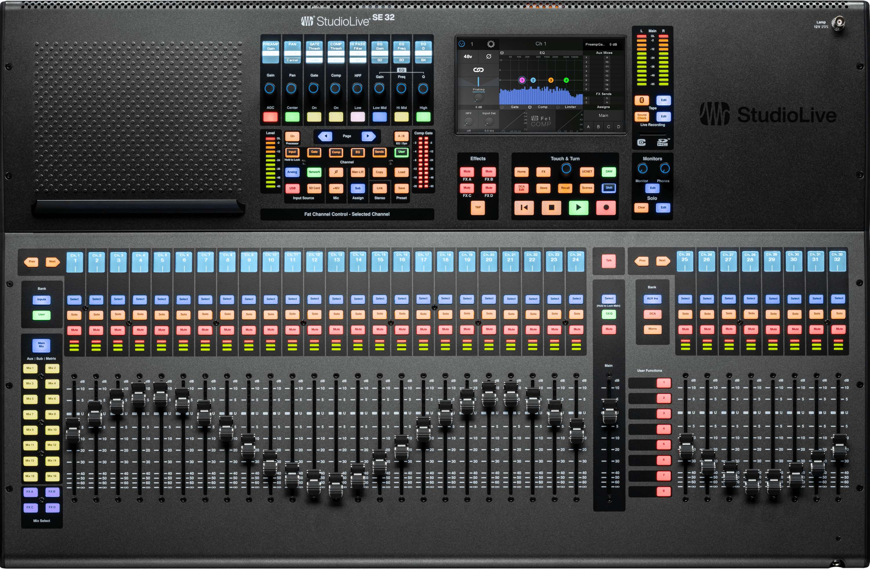 2779200310_pre_aud_frt_1_nr PreSonus StudioLive SE 32 Digital Console Mixer - Image 1