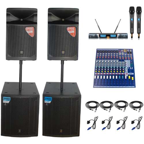 Imix M15P and M18P Active Speaker Combo
