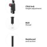 Athletic Telescopic Speaker Pole 81 - 116CM M20 Thread - Image 2
