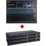 Allen & Heath Qu-24C Digital Mixer And GLD AR2412 Audio Rack Bundle