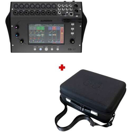 Allen & Heath CQ-18T 16-channel Digital Mixer With Case Bundle