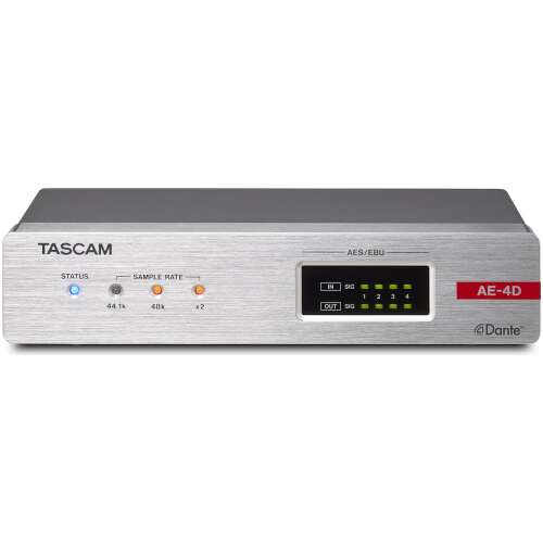 Tascam AE-4D Four-Channel AES/EBU-Dante Converter
