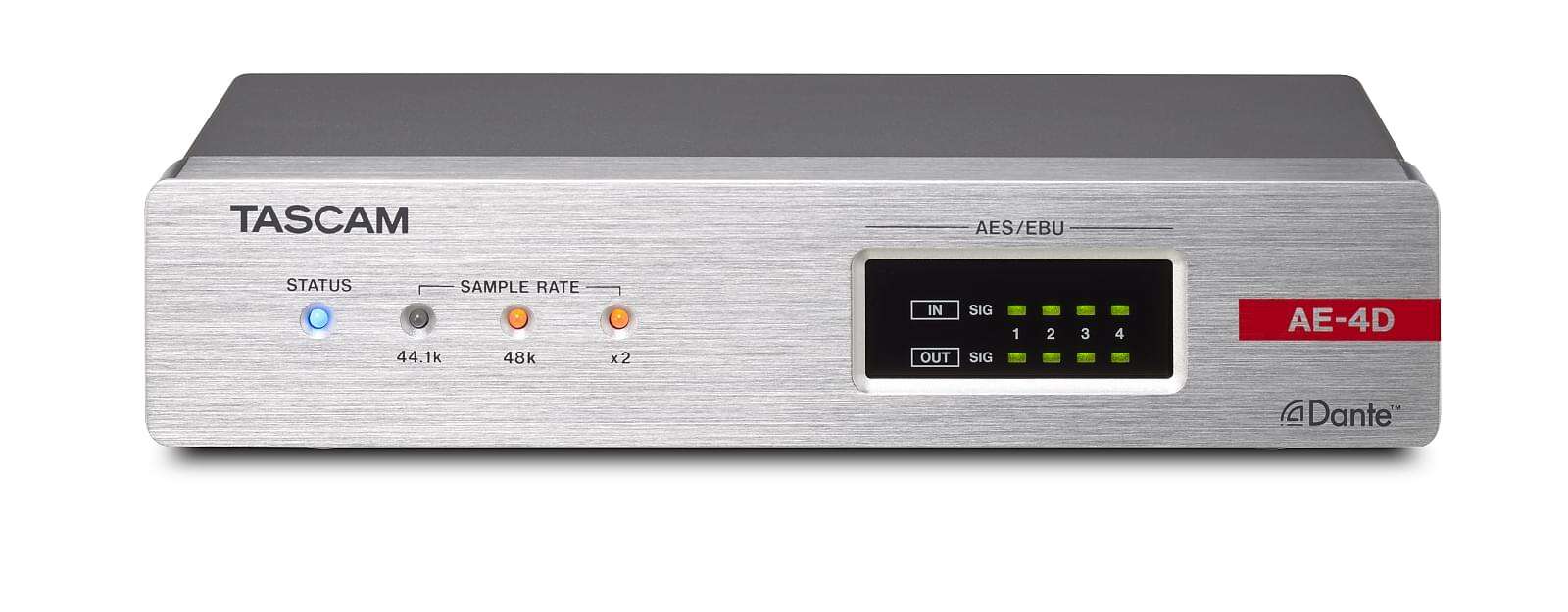 Tascam AE-4D Tascam AE-4D Four-Channel AES/EBU-Dante Converter - Image 1