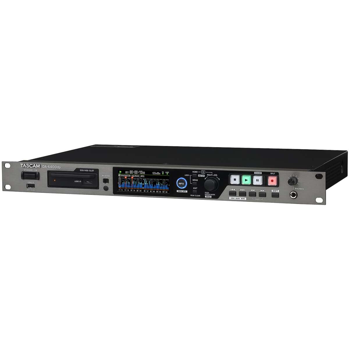 Tascam DA-6400dp 64-Track Audio Recorder For Live And Broadcast Applications - Image 2