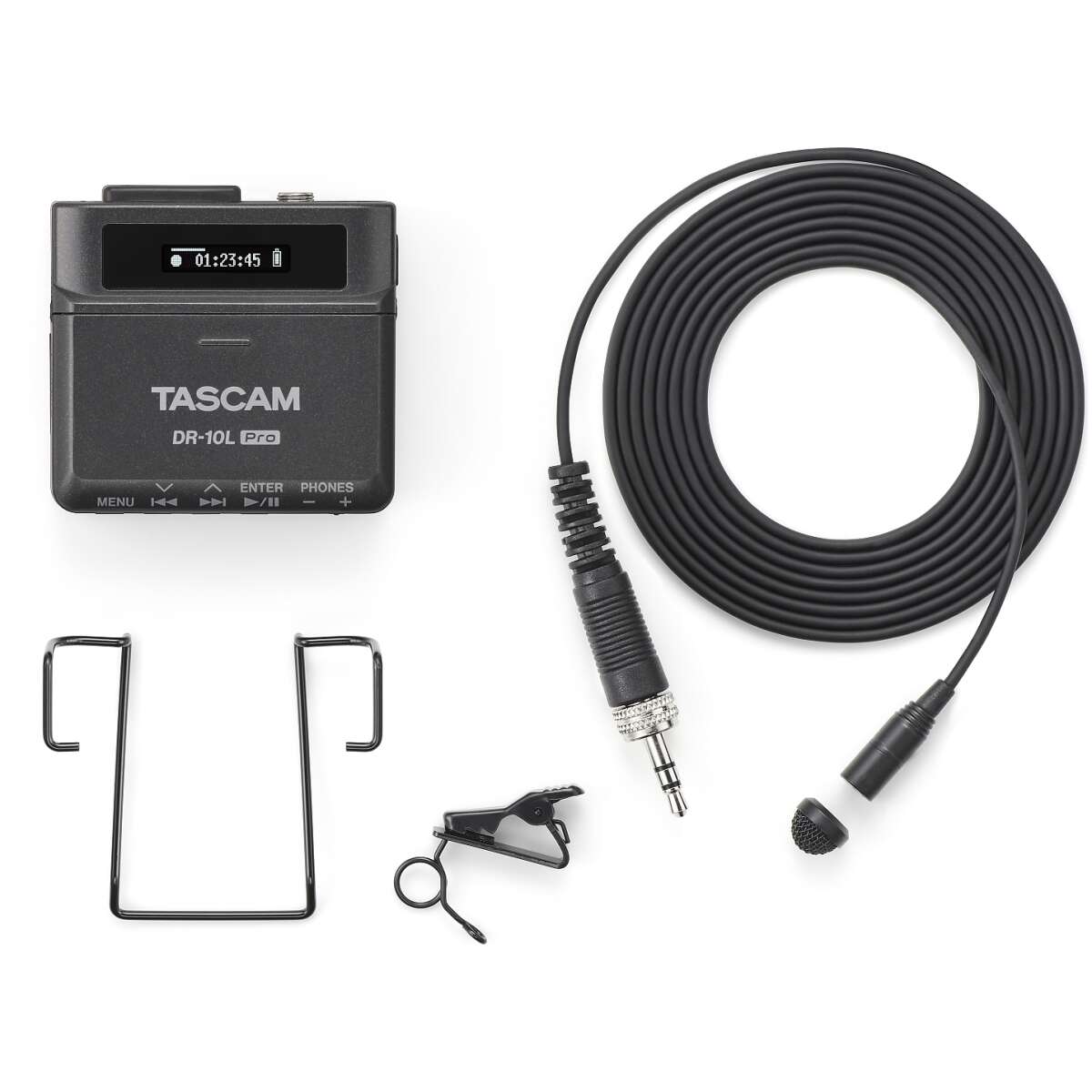 Tascam DR-10L Pro 32-Bit Float Audio Recorder With Lavalier Microphone - Image 2