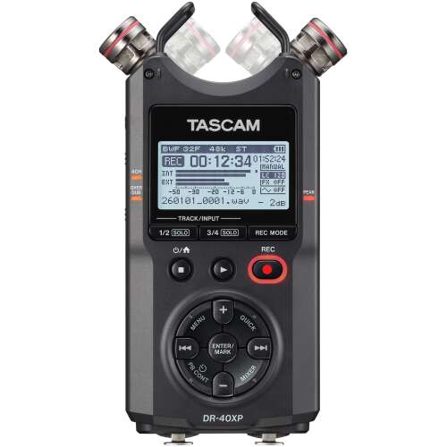 Tascam DR-40XP Portable Four-Track Digital Audio Recorder And USB Audio Interface