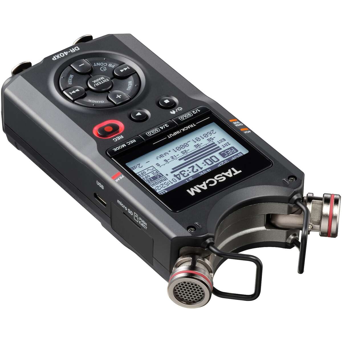 Tascam DR-40XP Portable Four-Track Digital Audio Recorder And USB Audio Interface - Image 6