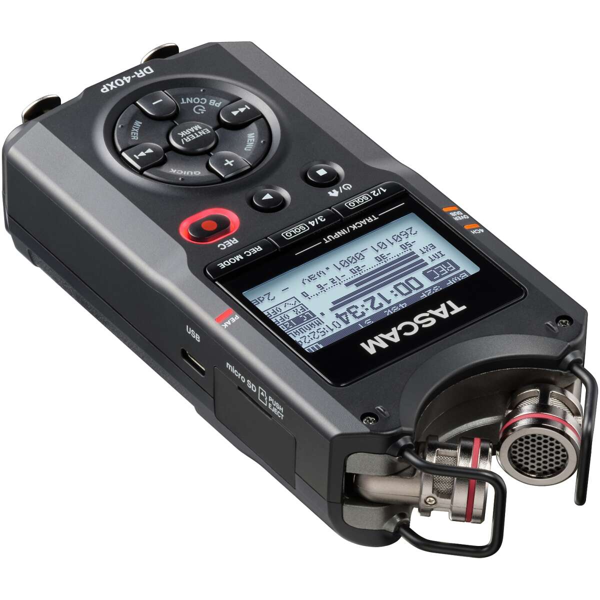 Tascam DR-40XP Portable Four-Track Digital Audio Recorder And USB Audio Interface - Image 7
