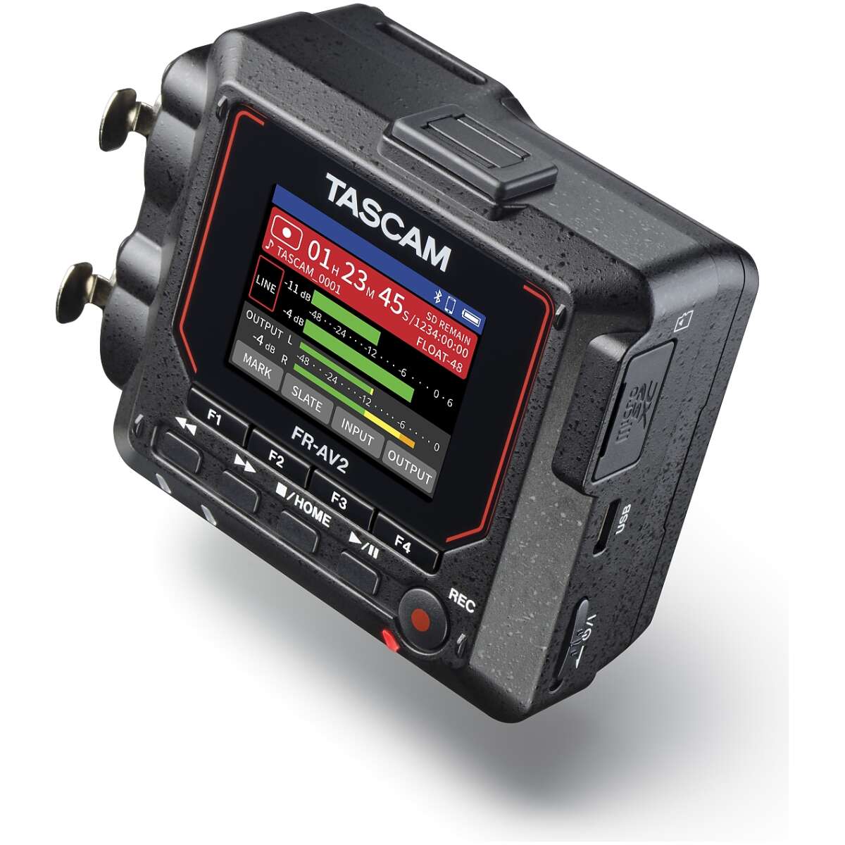 Tescam FR-AV2 Professional 2-Channel Audio Recorder - Image 2