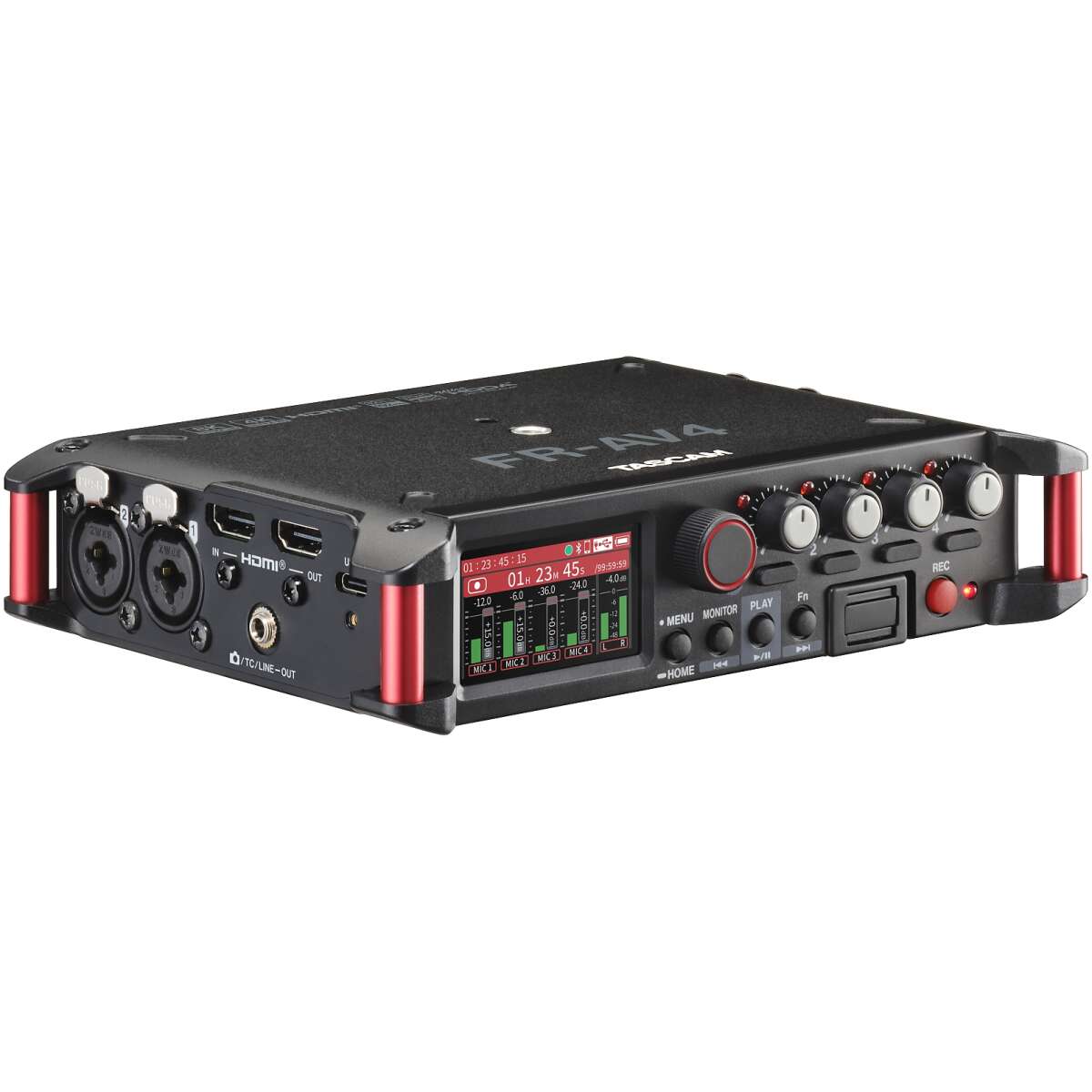 Tascam FR-AV4 Professional 4-Track Field Recorder - Image 4