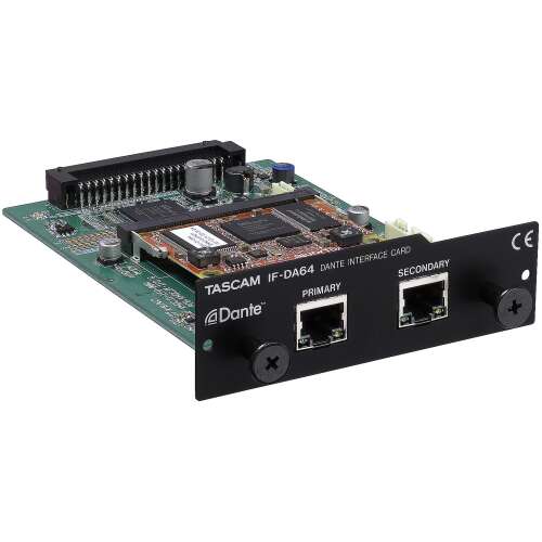 Tascam IF-DA64 64-channel Dante/AES67 Interface Card