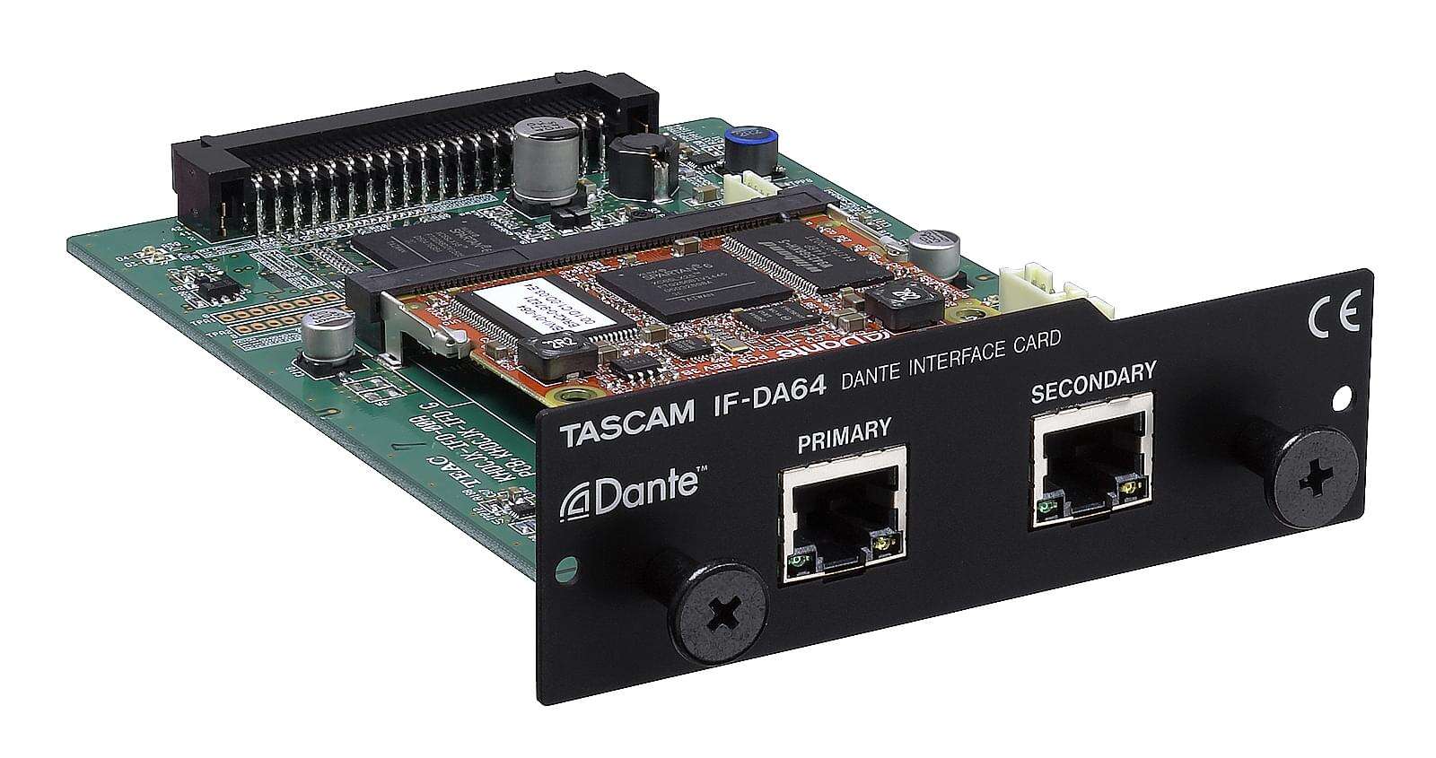 Tascam IF-DA64 Tascam IF-DA64 64-channel Dante/AES67 Interface Card - Image 1