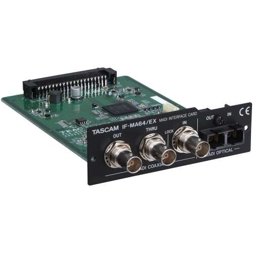 Tascam IF-MA64EX 64-channel Redundant (In/Out/Thru) Coaxial Interface Card
