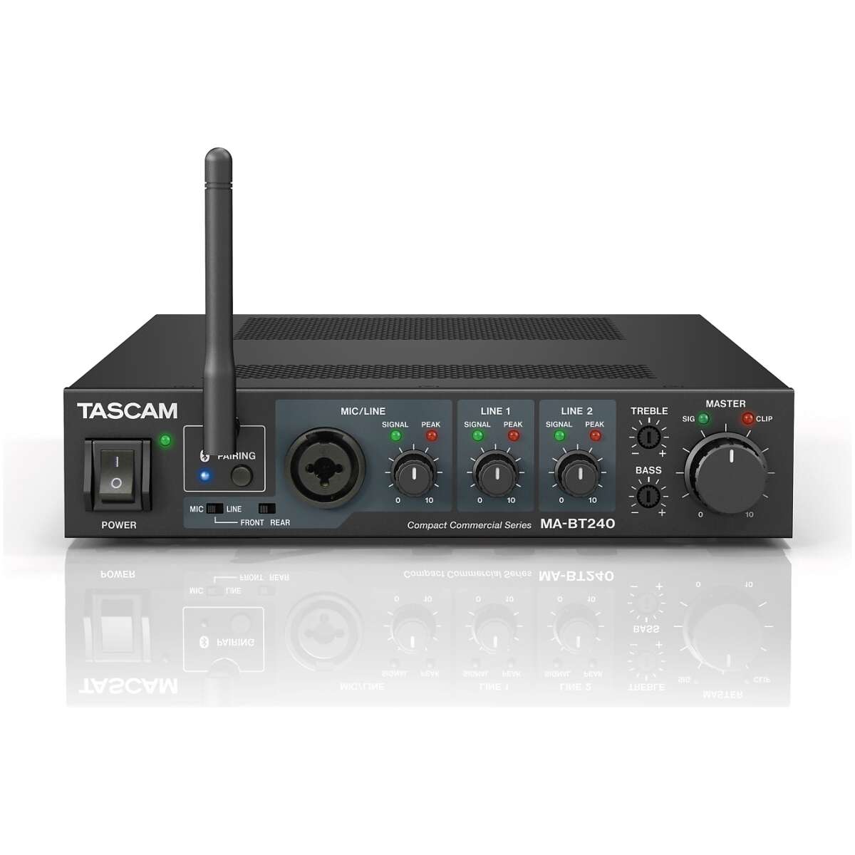 Tascam MA-BT240 240-Watt Mixing Amplifier - Image 3