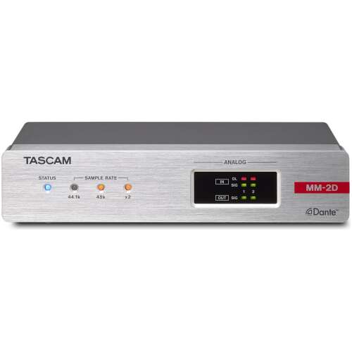 Tascam MM-2D Two-Channel Analogue-Dante-Analogue Converter With DSP Mixer