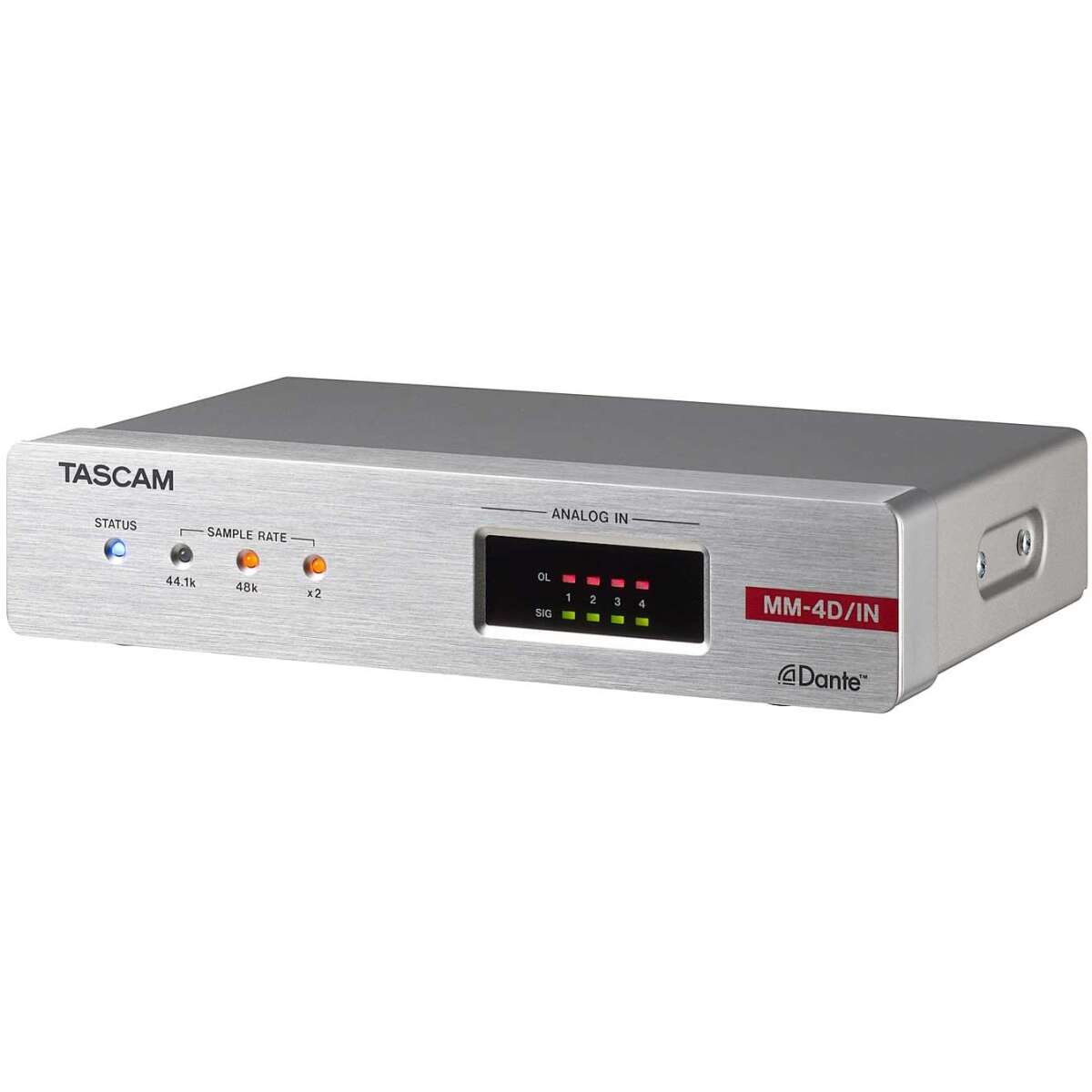 Tascam MM-4D/IN Four-Channel Analogue-Dante Converter With DSP Mixer - Image 2