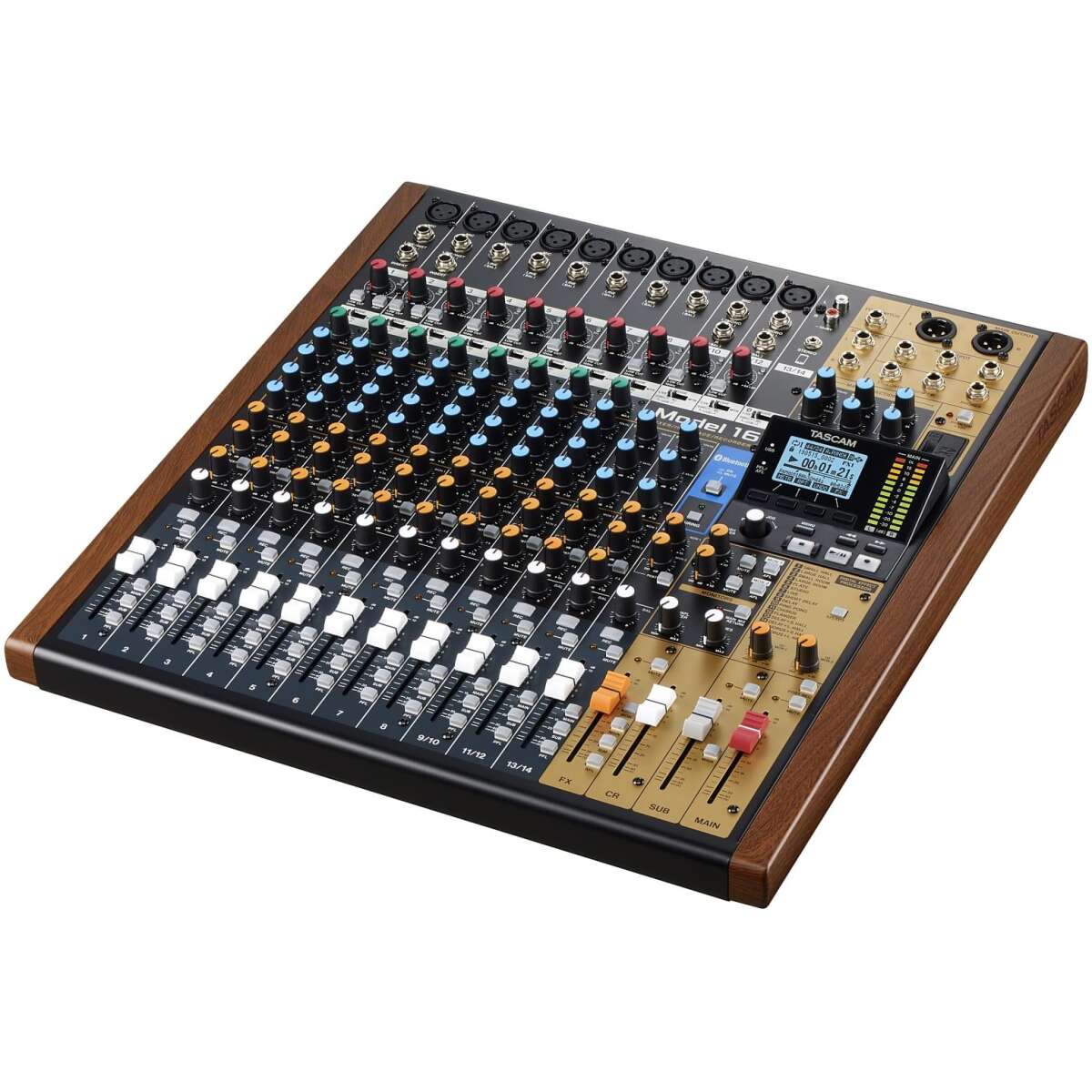 Tascam Model 16 14-Channel Analogue Mixer With 16-Track Digital Recorder - Image 4