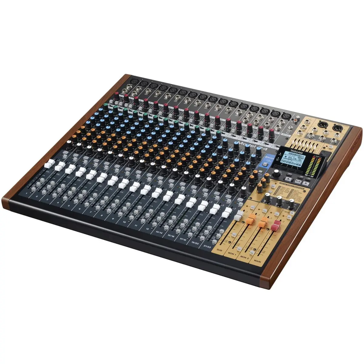 Tascam Model 24 22-Channel Analogue Mixer With 24-Track Digital Recorder - Image 2