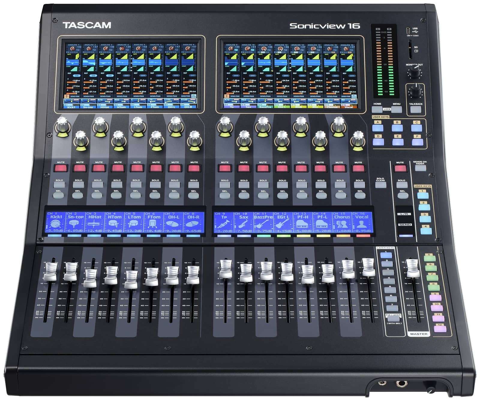sonicview16_user Tascam Sonicview 16 Interactive Digital Mixing Station - Image 1