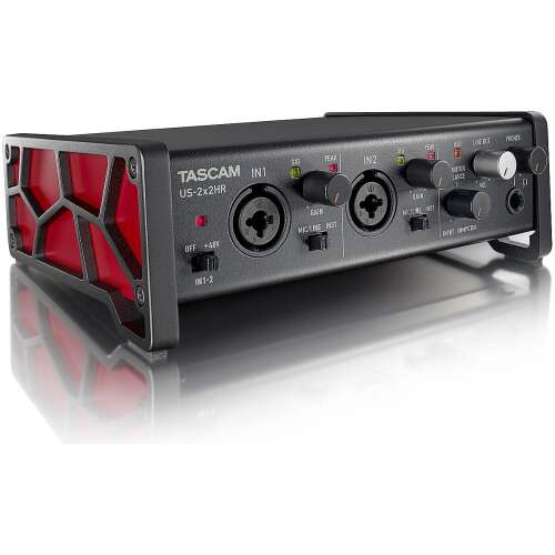 Tascam US-2x2HR High-Resolution USB Audio/MIDI Interface (2 in, 2 out)