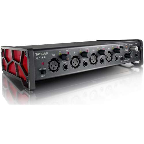 Tascam US-4x4HR High-Resolution USB Audio/MIDI Interface (4 in, 4 out)