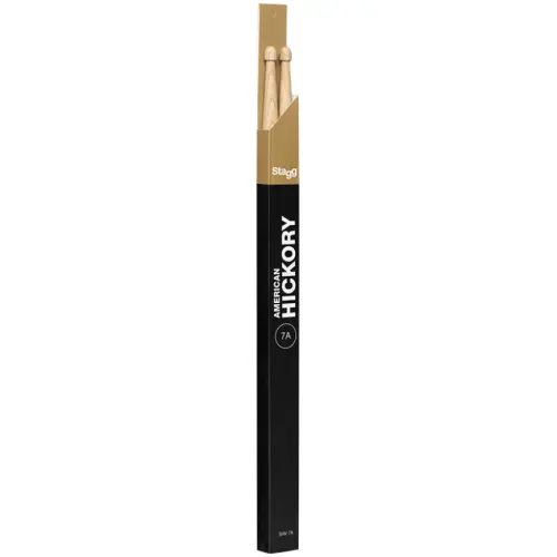 Stagg SHV7A 7A Hickory Drumsticks (Brick of 12)