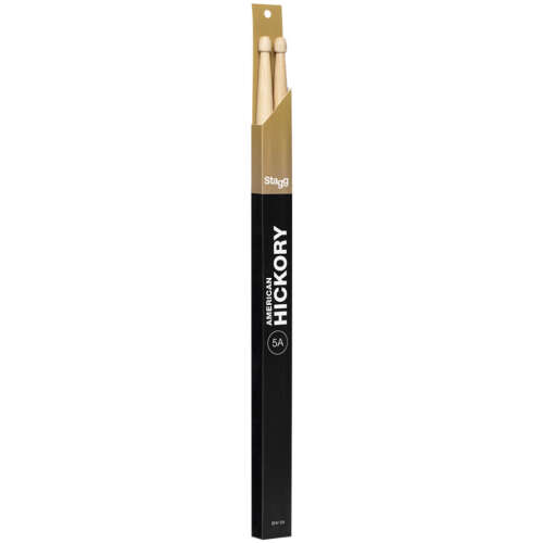 Stagg SHV5A 5A Hickory Drumsticks (Brick of 12)