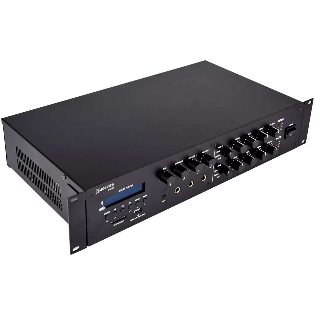 Adastra V - 242 Mixer Amplifier 2X 240W Fm/usb/sd/bt/dab+ 100V 2 Zone - Image 4