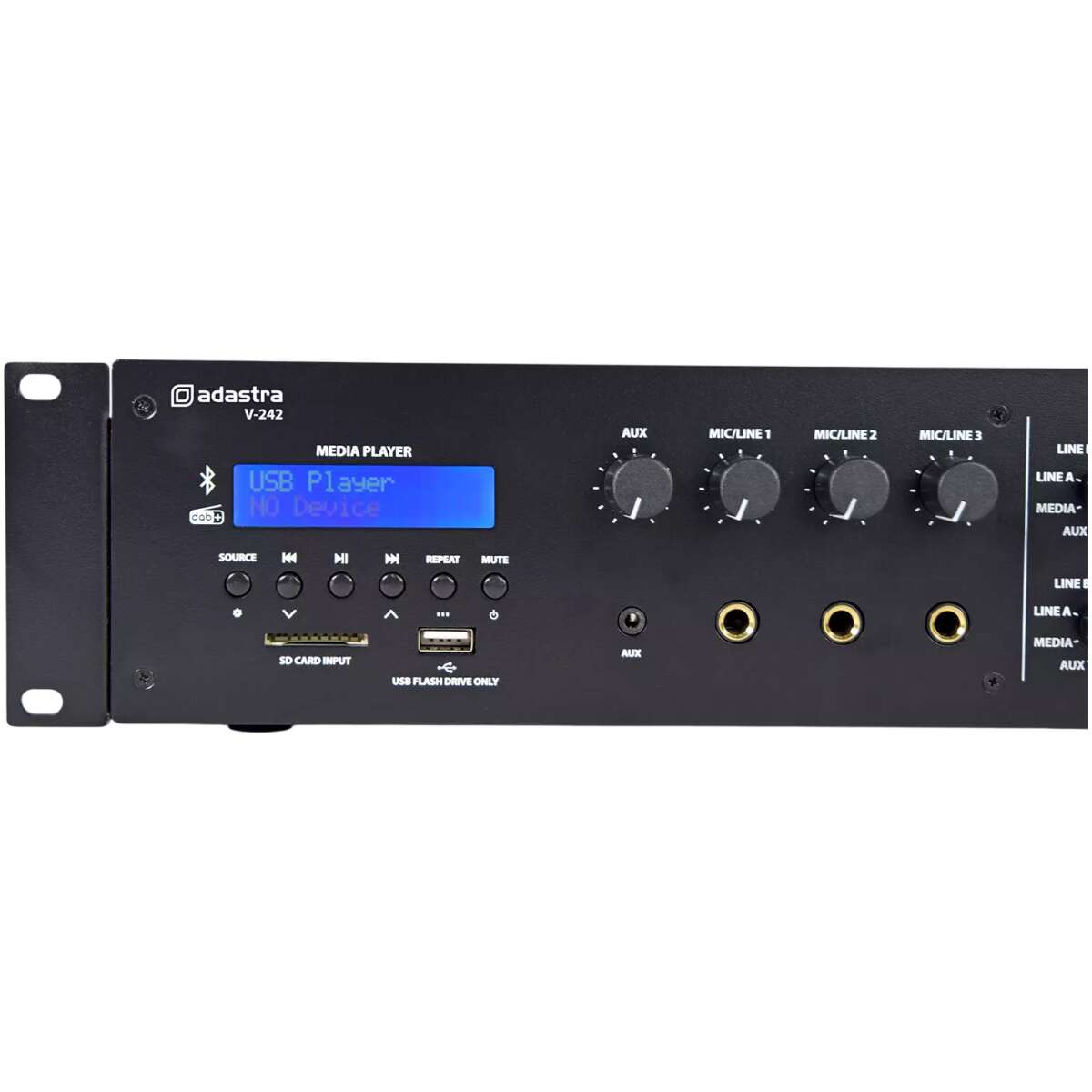 Adastra V - 242 Mixer Amplifier 2X 240W Fm/usb/sd/bt/dab+ 100V 2 Zone - Image 5