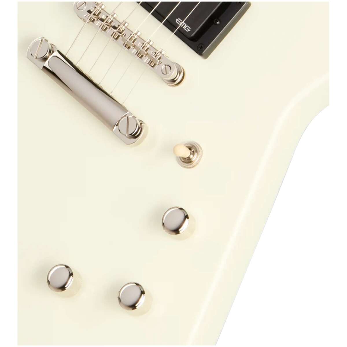 Epiphone EIEX8-CW Explorer 80s EMG Classic White - Image 5