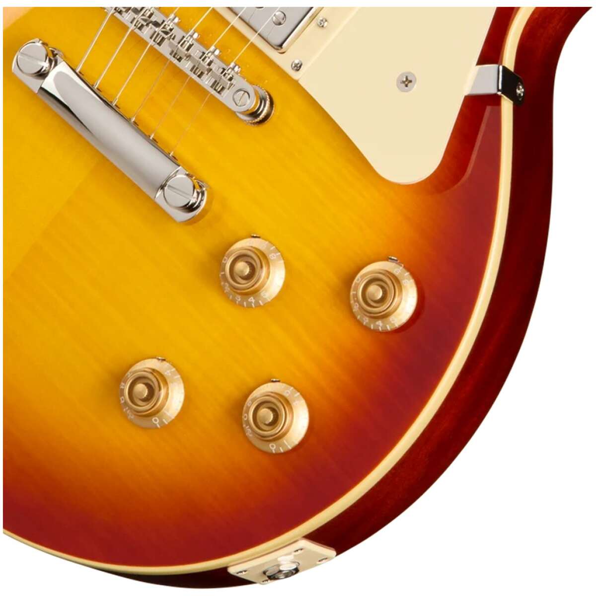 Epiphone EIGLP5-WC Les Paul Standard 50s Washed Cherry Sunburst - Image 5
