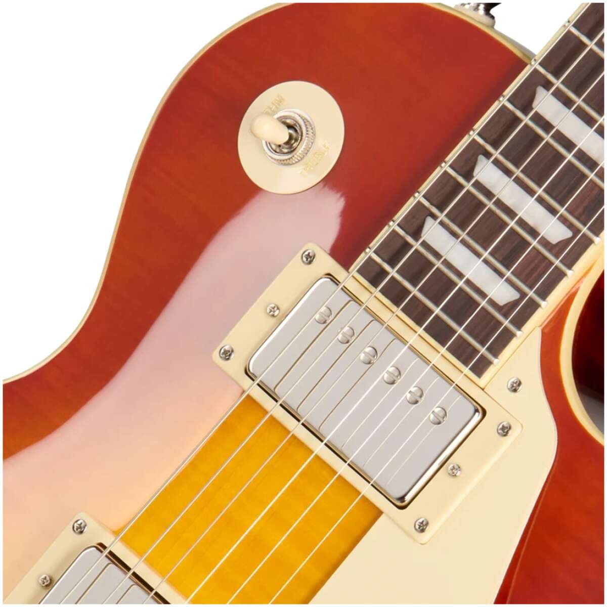 Epiphone EIGLP5-WC Les Paul Standard 50s Washed Cherry Sunburst - Image 4