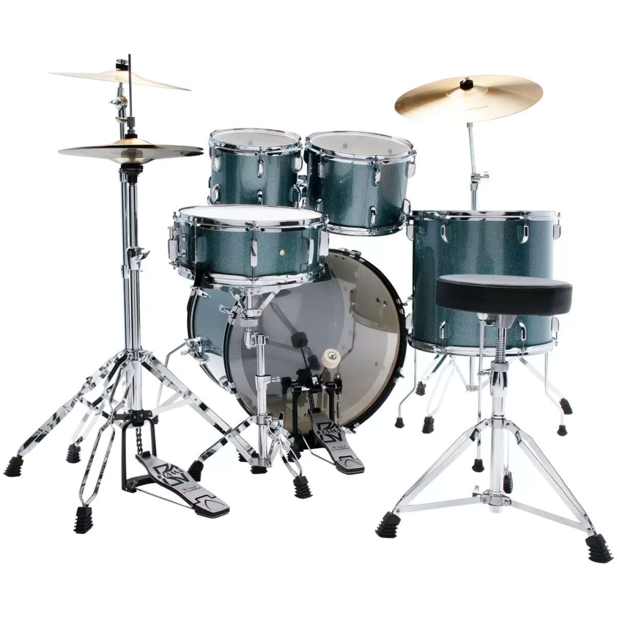 Tama Stagestar 5-Piece Drum Kit with 22″ Bass Drum – Sea Blue Mist - Image 2