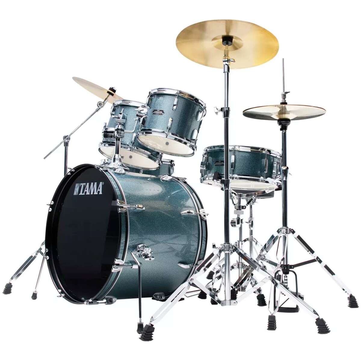 Tama Stagestar 5-Piece Drum Kit with 22″ Bass Drum – Sea Blue Mist - Image 3