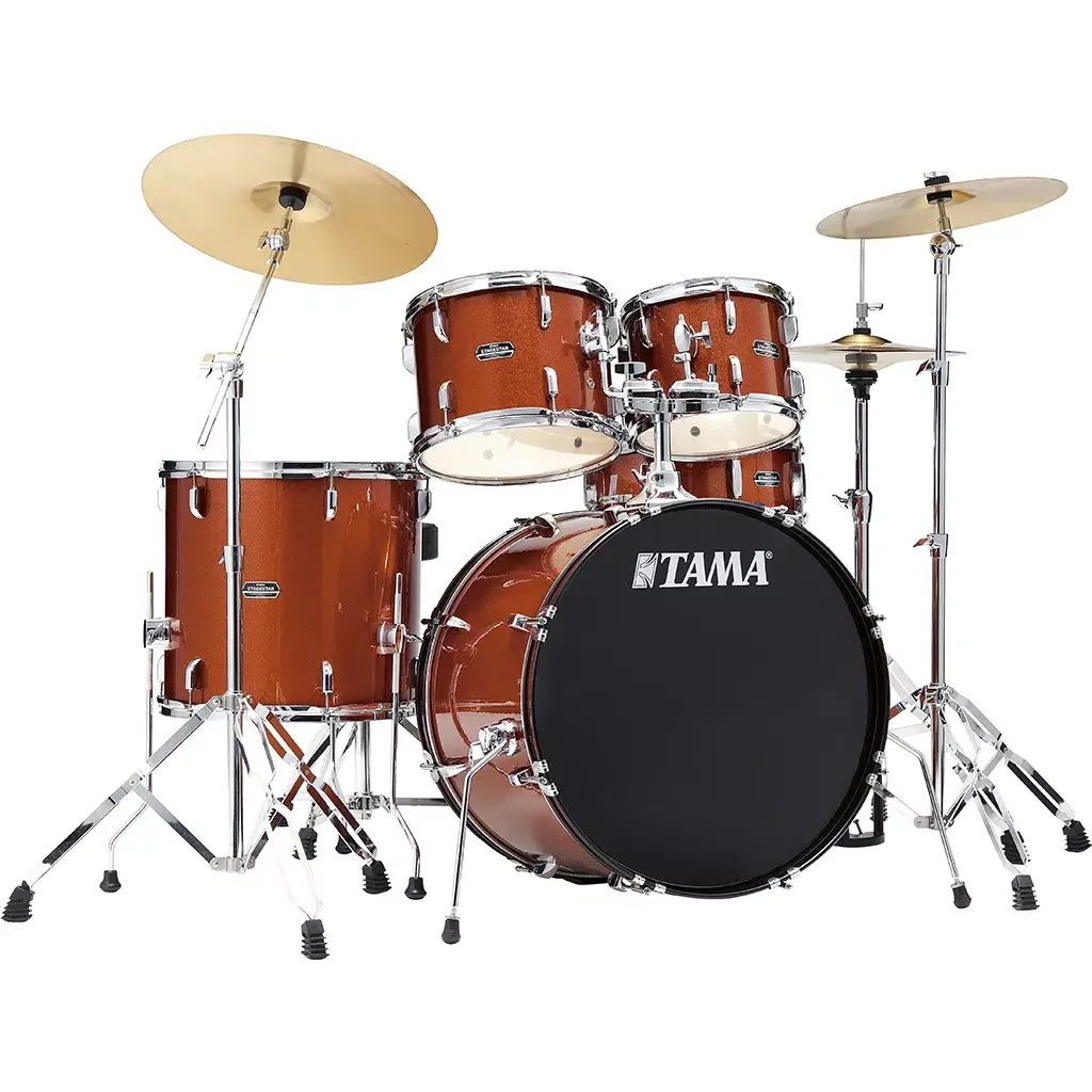 Tama Stagestar 5-Piece Drum Kit – Scorched Copper Sparkle - Image 1