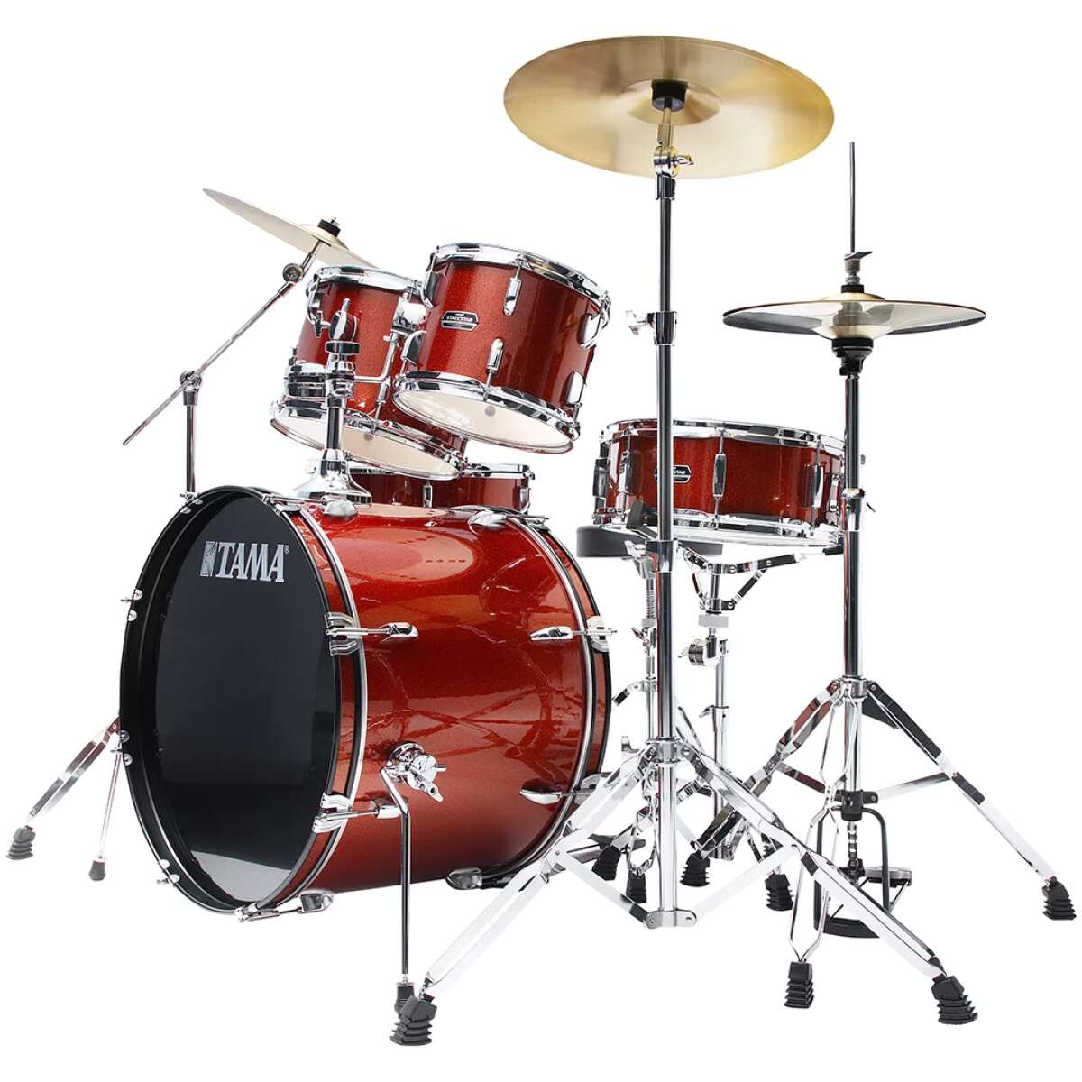 Tama Stagestar 5-Piece Drum Kit – Scorched Copper Sparkle - Image 2