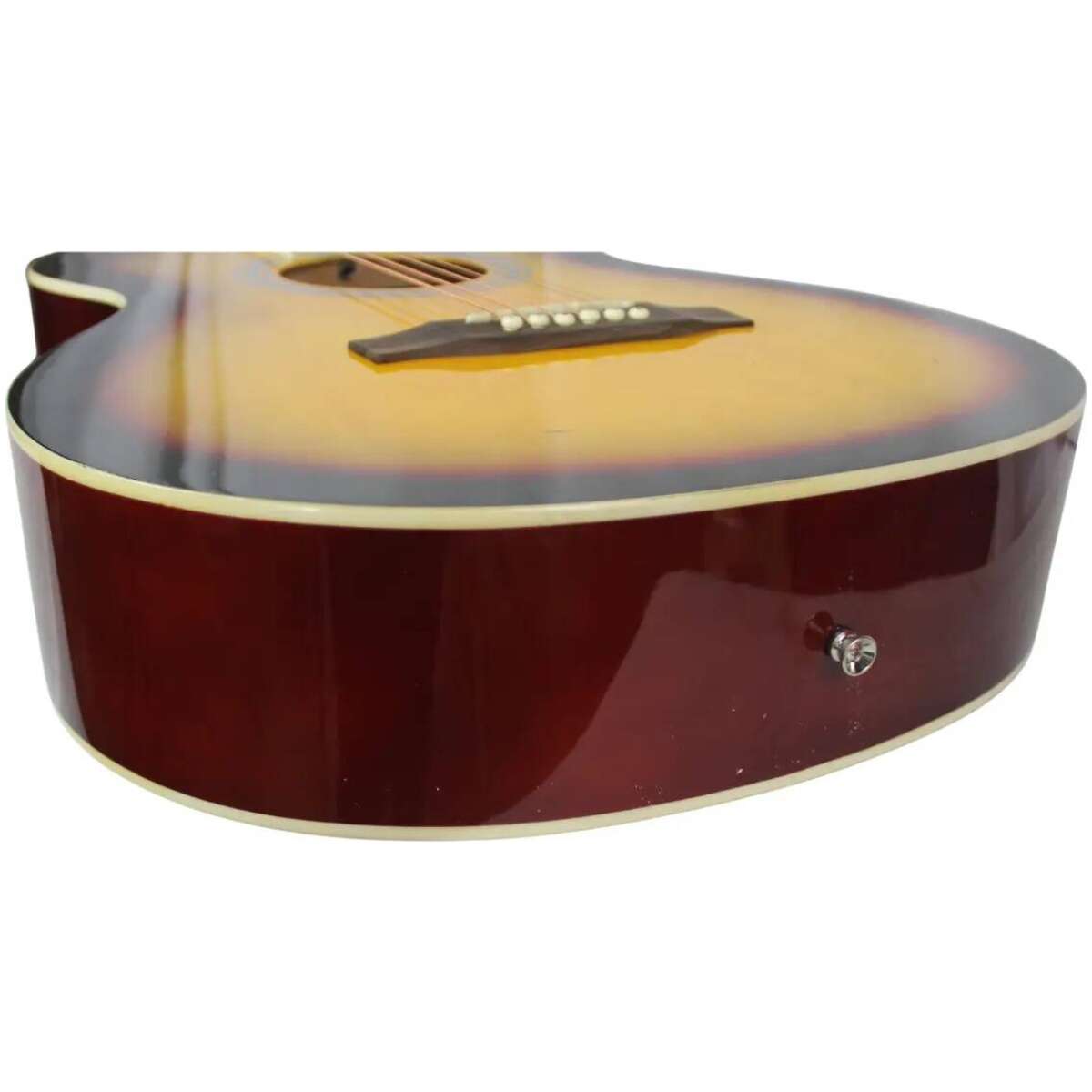Harmonix AC-01-3TS Acoustic Guitar (3-Tone Sunburst) - Image 3